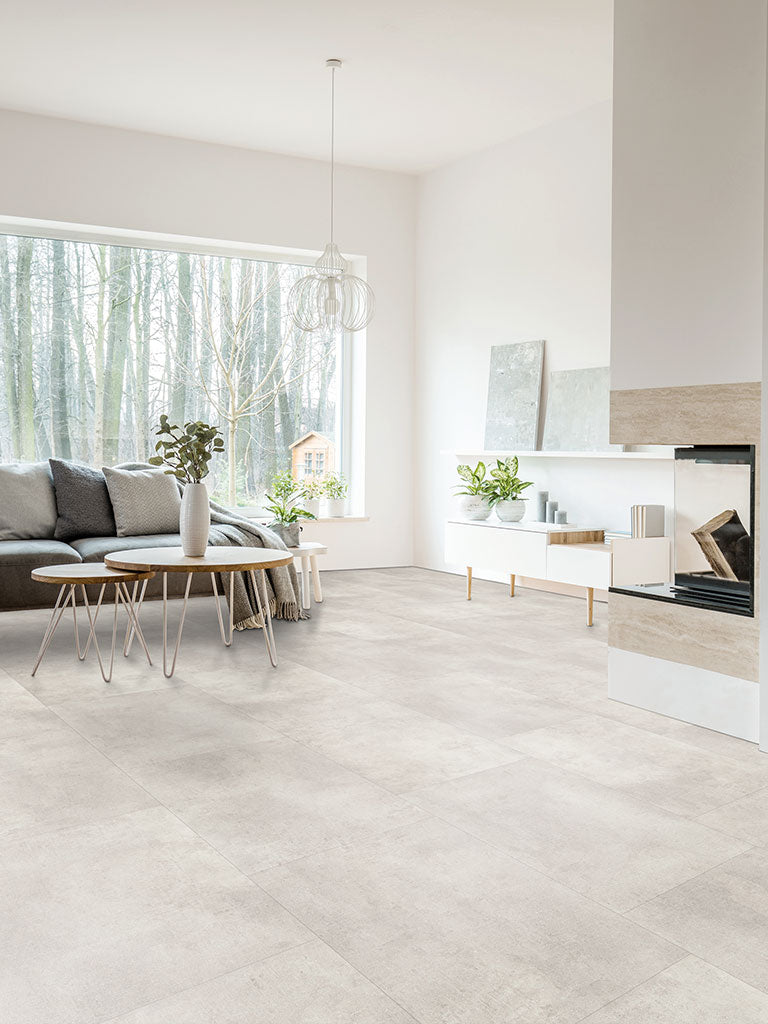Click-Vinyl World of SPC 3601 Omaha Concrete Fliese XL Town